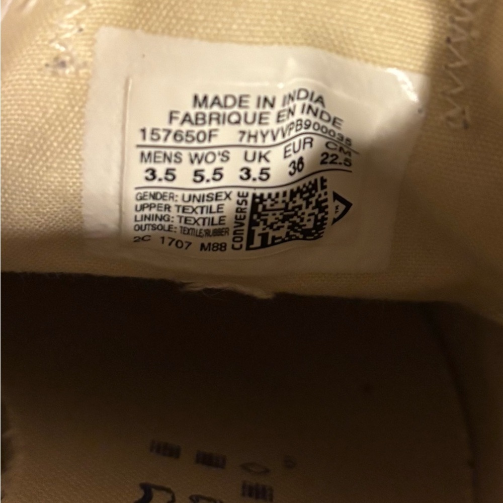 Converse Blue Canvas Sneakers - Picture 3 of 6